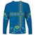 Custom Sweden Long Sleeve Shirt Konungariket Sverige Scandinavian Pattern - Wonder Print Shop