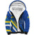 Custom Sweden National Day Sherpa Hoodie Sveriges Nationaldag Flag Style - Wonder Print Shop