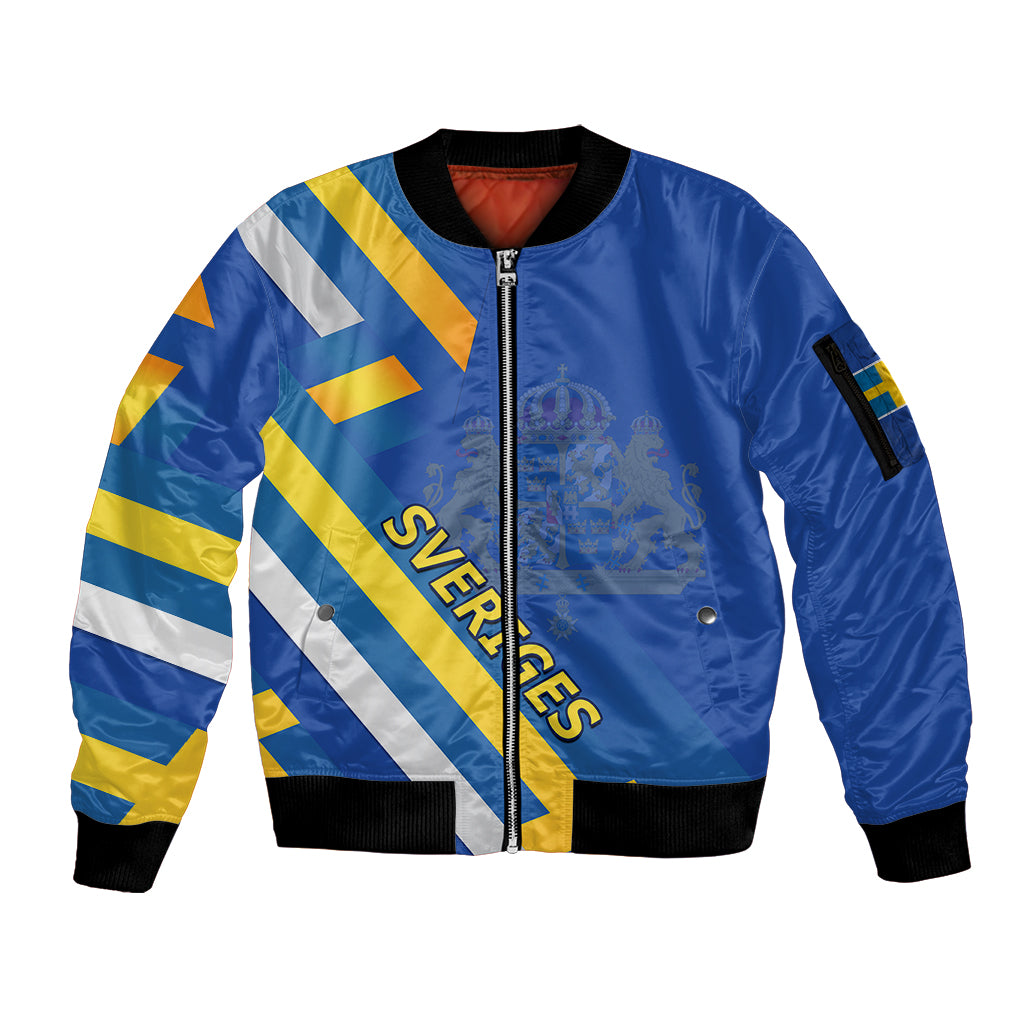 custom-sweden-national-day-sleeve-zip-bomber-jacket-sveriges-nationaldag-flag-style