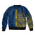 Sweden Tre Kronor Bomber Jacket Sverige With Half Scandinavian Design LT9 - Wonder Print Shop