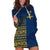 Sweden Tre Kronor Hoodie Dress Sverige With Half Scandinavian Design - Wonder Print Shop