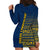 Sweden Tre Kronor Hoodie Dress Sverige With Half Scandinavian Design - Wonder Print Shop