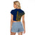 Sweden Tre Kronor Raglan Cropped T Shirt Sverige With Half Scandinavian Design - Wonder Print Shop