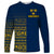 Custom Sweden Tre Kronor Long Sleeve Shirt Sverige With Half Scandinavian Design - Wonder Print Shop