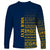 Custom Sweden Tre Kronor Long Sleeve Shirt Sverige With Half Scandinavian Design - Wonder Print Shop