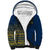 Custom Sweden Tre Kronor Sherpa Hoodie Sverige With Half Scandinavian Design - Wonder Print Shop