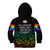 Canada LGBT History Month Kid Hoodie Hugging Rainbow Maple Leaves - Wonder Print Shop