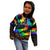 Canada LGBT History Month Kid Hoodie Hugging Rainbow Maple Leaves - Wonder Print Shop