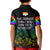 Canada LGBT History Month Kid Polo Shirt Hugging Rainbow Maple Leaves - Wonder Print Shop