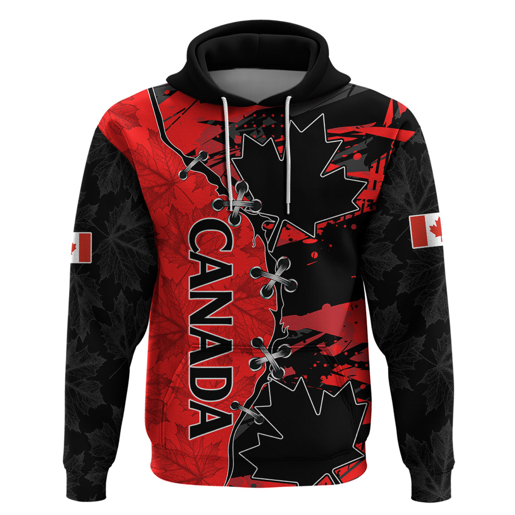 Canada Womens Soccer Hoodie Go Canucks Maple Leaf 2023 - Wonder Print Shop