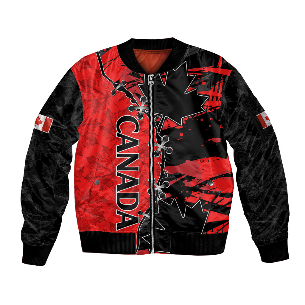 custom-canada-womens-soccer-sleeve-zip-bomber-jacket-go-canucks-maple-leaf-2023