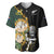 South Africa Protea and New Zealand Baseball Jersey Go All Black-Springboks Rugby with Kente And Maori LT9 - Wonder Print Shop