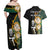 South Africa Protea and New Zealand Couples Matching Off Shoulder Maxi Dress and Hawaiian Shirt Go All Black-Springboks Rugby with Kente And Maori LT9 - Wonder Print Shop