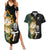 South Africa Protea and New Zealand Couples Matching Summer Maxi Dress and Hawaiian Shirt Go All Black-Springboks Rugby with Kente And Maori LT9 - Wonder Print Shop