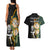 South Africa Protea and New Zealand Couples Matching Tank Maxi Dress And Hawaiian Shirt Go All Black-Springboks Rugby with Kente And Maori LT9 - Wonder Print Shop