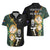 South Africa Protea and New Zealand Hawaiian Shirt Go All Black-Springboks Rugby with Kente And Maori - Wonder Print Shop