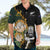 South Africa Protea and New Zealand Hawaiian Shirt Go All Black-Springboks Rugby with Kente And Maori - Wonder Print Shop