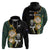 South Africa Protea and New Zealand Hoodie Go All Black-Springboks Rugby with Kente And Maori - Wonder Print Shop