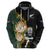 South Africa Protea and New Zealand Hoodie Go All Black-Springboks Rugby with Kente And Maori - Wonder Print Shop