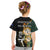 South Africa Protea and New Zealand Kid T Shirt Go All Black-Springboks Rugby with Kente And Maori - Wonder Print Shop