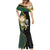 South Africa Protea and New Zealand Mermaid Dress Go All Black-Springboks Rugby with Kente And Maori - Wonder Print Shop