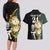 Custom South Africa Protea and New Zealand Couples Matching Long Sleeve Bodycon Dress and Hawaiian Shirt Go All Black-Springboks Rugby with Kente And Maori LT9 - Wonder Print Shop