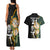 Custom South Africa Protea and New Zealand Couples Matching Tank Maxi Dress And Hawaiian Shirt Go All Black-Springboks Rugby with Kente And Maori LT9 - Wonder Print Shop