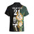 Custom South Africa Protea and New Zealand Hawaiian Shirt Go All Black-Springboks Rugby with Kente And Maori - Wonder Print Shop