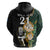 Custom South Africa Protea and New Zealand Hoodie Dress Go All Black-Springboks Rugby with Kente And Maori - Wonder Print Shop