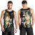 Custom South Africa Protea and New Zealand Men Tank Top Go All Black-Springboks Rugby with Kente And Maori LT9