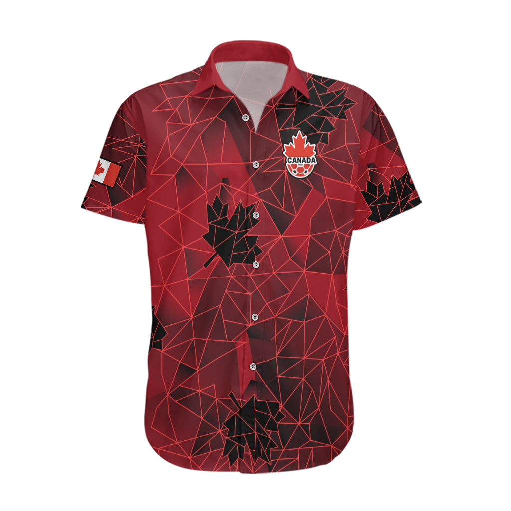 Custom Canada Soccer Hawaiian Shirt Ladies Replica 2023 National Team - Wonder Print Shop