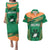 Ireland Rugby Couples Matching Puletasi Dress and Hawaiian Shirt 2023 World Cup Shamrock Sporty Style LT9 - Wonder Print Shop