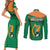 Ireland Rugby Couples Matching Short Sleeve Bodycon Dress and Long Sleeve Button Shirts 2023 World Cup Shamrock Sporty Style LT9 - Wonder Print Shop