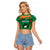 Ireland Rugby Raglan Cropped T Shirt 2023 World Cup Shamrock Sporty Style - Wonder Print Shop