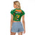 Ireland Rugby Raglan Cropped T Shirt 2023 World Cup Shamrock Sporty Style - Wonder Print Shop