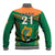 Custom Ireland Rugby Baseball Jacket 2023 World Cup Shamrock Sporty Style LT9 - Wonder Print Shop