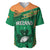 Custom Ireland Rugby Baseball Jersey 2023 World Cup Shamrock Sporty Style LT9 - Wonder Print Shop