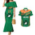 Custom Ireland Rugby Couples Matching Mermaid Dress and Hawaiian Shirt 2023 World Cup Shamrock Sporty Style LT9 - Wonder Print Shop