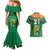 Custom Ireland Rugby Couples Matching Mermaid Dress and Hawaiian Shirt 2023 World Cup Shamrock Sporty Style LT9 - Wonder Print Shop