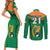 Custom Ireland Rugby Couples Matching Short Sleeve Bodycon Dress and Long Sleeve Button Shirts 2023 World Cup Shamrock Sporty Style LT9 - Wonder Print Shop