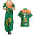 Custom Ireland Rugby Couples Matching Summer Maxi Dress and Hawaiian Shirt 2023 World Cup Shamrock Sporty Style LT9 - Wonder Print Shop