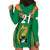 Custom Ireland Rugby Hoodie Dress 2023 World Cup Shamrock Sporty Style - Wonder Print Shop