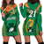 Custom Ireland Rugby Hoodie Dress 2023 World Cup Shamrock Sporty Style - Wonder Print Shop