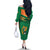 Custom Ireland Rugby Off The Shoulder Long Sleeve Dress 2023 World Cup Shamrock Sporty Style - Wonder Print Shop