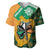 Ireland Rugby Baseball Jersey Go Irish Shamrock World Cup LT9 - Wonder Print Shop