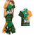 Ireland Rugby Couples Matching Mermaid Dress and Hawaiian Shirt Go Irish Shamrock World Cup LT9 - Wonder Print Shop