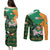 Ireland Rugby Couples Matching Puletasi Dress and Long Sleeve Button Shirts Go Irish Shamrock World Cup LT9 - Wonder Print Shop