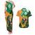 Ireland Rugby Couples Matching Tank Maxi Dress and Hawaiian Shirt Go Irish Shamrock World Cup LT9 - Wonder Print Shop