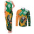 Ireland Rugby Couples Matching Tank Maxi Dress and Long Sleeve Button Shirts Go Irish Shamrock World Cup LT9 - Wonder Print Shop