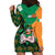 Ireland Rugby Hoodie Dress Go Irish Shamrock World Cup - Wonder Print Shop